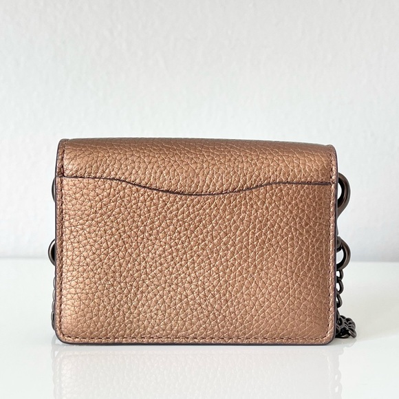 Coach Bronze Mini Wallet on Chain - Picture 7 of 11